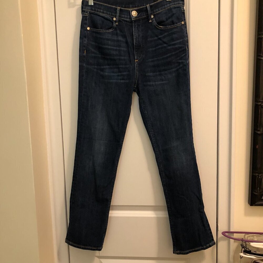 rag & bone Women's Straight Leg Jeans - Dark Blue